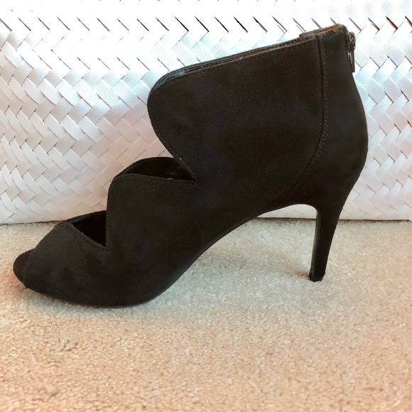 Impo Black Suede Heels - Picture 2 of 7